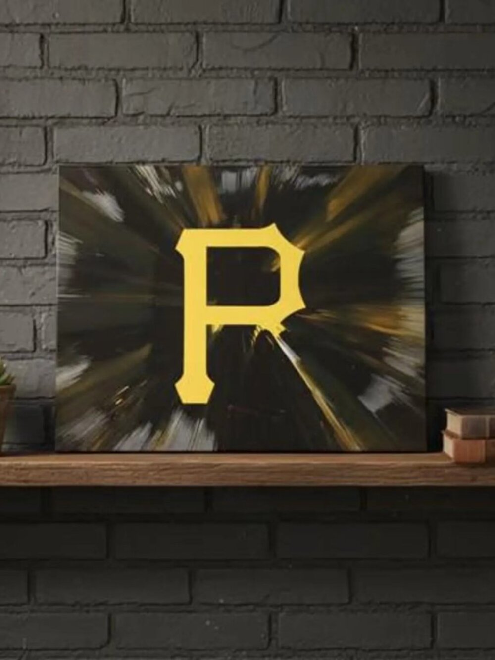 Abstract Spin Art- 16 x 20 Custom Made Logo Wall Decor - Picture 8 of 10
